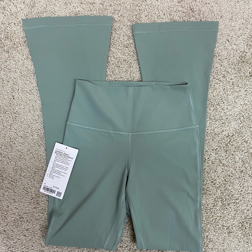 Lululemon Align Mini Flare size 6 NWOT